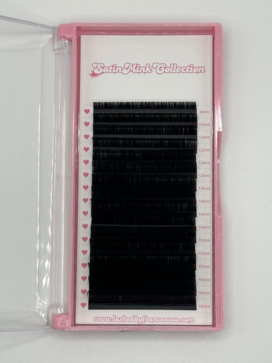 Satin Mink Lashes - CC/D Curl .03